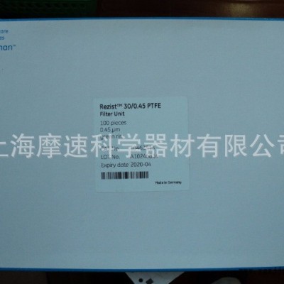 WHATMAN ReZist針頭式濾器30mm無(wú)菌PTFE材質(zhì)0.45um 10463513