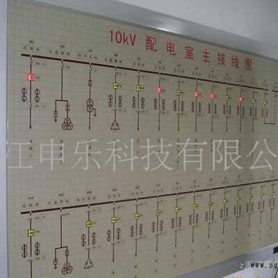 SYDP配電模擬屏 馬賽克模擬板 PPO材料一次接線圖 模擬