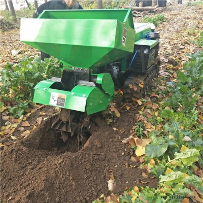 馳航機械 遙控版橡膠履帶開溝機 果園旋耕開溝機 履帶式開溝機 履帶爬坡施肥回填機