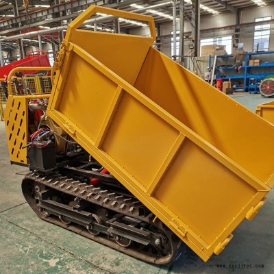 全地形履帶運(yùn)輸車 小型農(nóng)田搬運(yùn)履帶車 手扶式果園運(yùn)輸車 橡膠履帶搬運(yùn)車