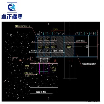 定制卓正橡塑 高阻尼支座 氯丁橡膠支座 可開發(fā)票支持定制