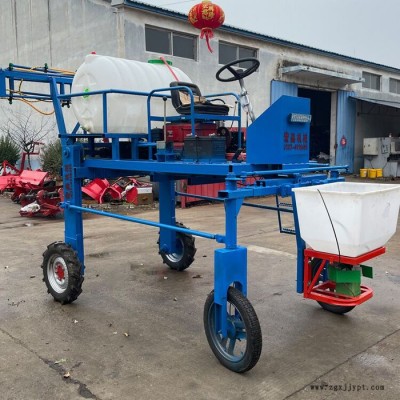 山地丘陵橘子園打藥機 三輪乘坐式風送打藥機 實心輪胎噴霧機