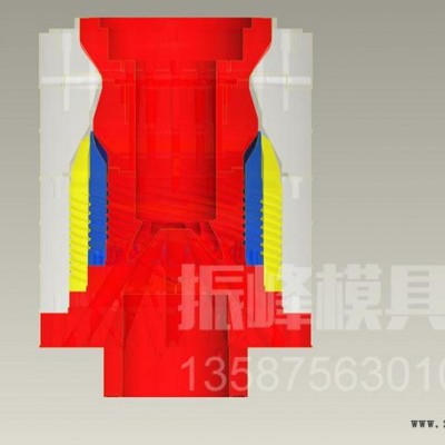 三層共擠內冷模頭，吹膜機配件模頭（三層共擠內冷專用）模頭