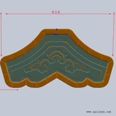 信陽(yáng)天藝 仿古掛板模具     墻帽封頭模具