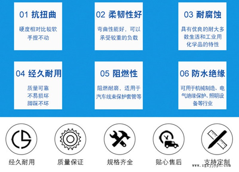 廣東汕尾廠家批發(fā)尼龍軟管黑色塑料軟管 汽車機(jī)器線束保護(hù)軟管 廠家貨源