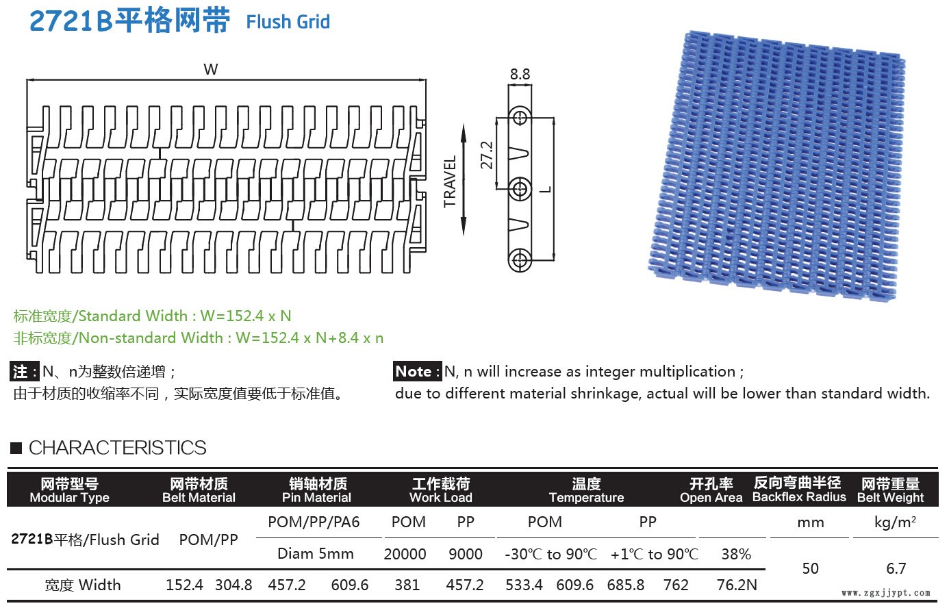 【廠家直銷】900系列POM塑料模塊式輸送帶塑料網鏈網帶塑料傳送帶示例圖3